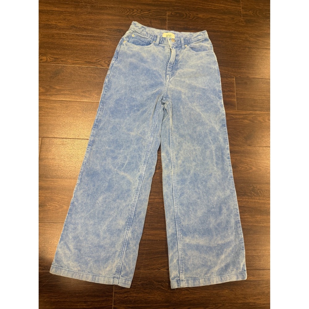 BDG Light Wash Blue Wide-Leg Corduroy Pants
